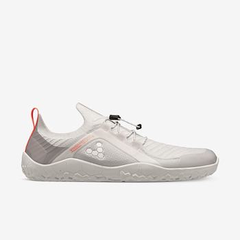 Vivobarefoot Primus Trail Knit Fg Laufschuhe Herren Weiß | DE 0010PJJQ